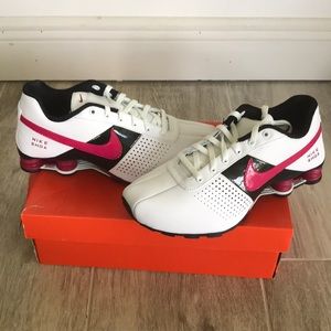 Nike Shox (Pink, Black and White)